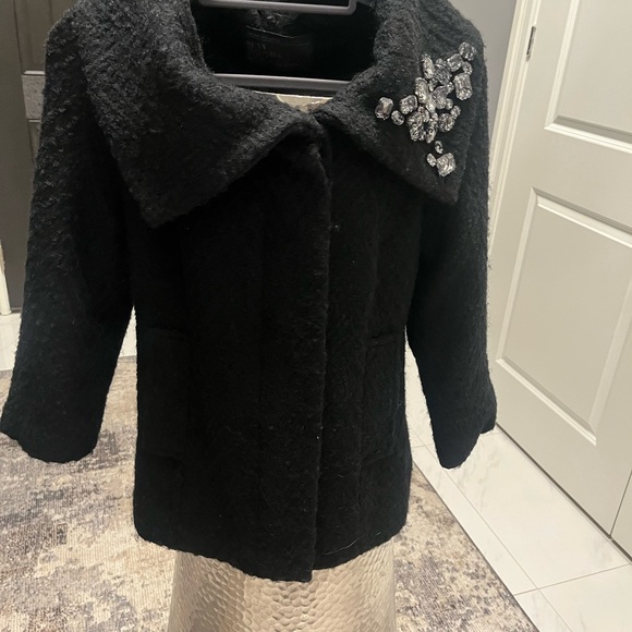 Urban 💎Behaviour 💎black bejewelled winter 💎 dressy jacket size small💎 - Picture 13 of 17